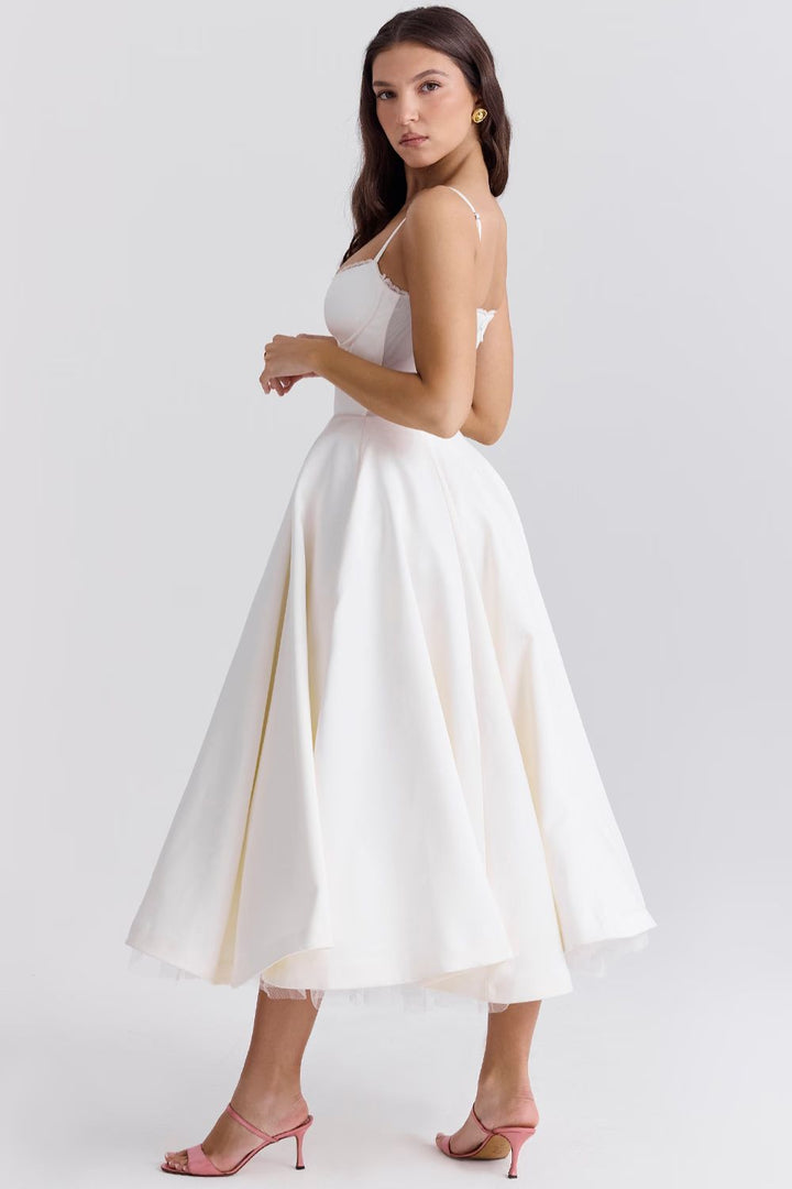 Minerva - Robe de Luxe à Bretelles Spaghetti pour Princesse