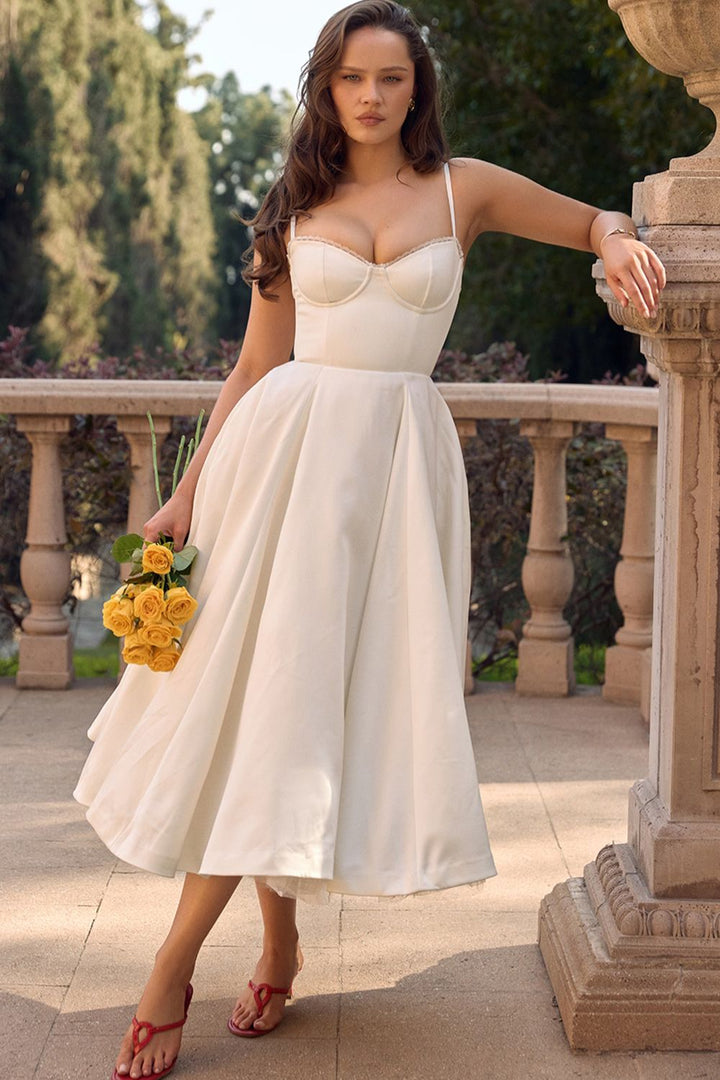 Minerva - Robe de Luxe à Bretelles Spaghetti pour Princesse