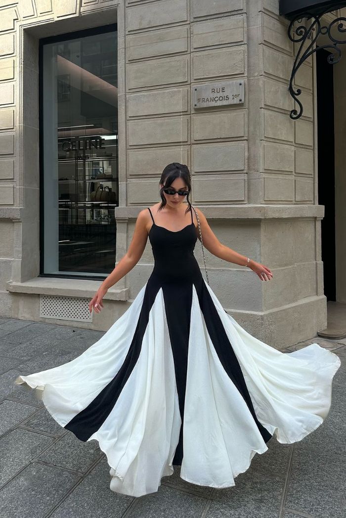 Eliana | Robe Maxi à Panneaux Élégants