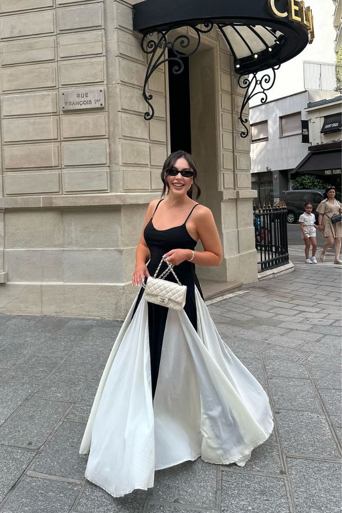 Eliana | Robe Maxi à Panneaux Élégants