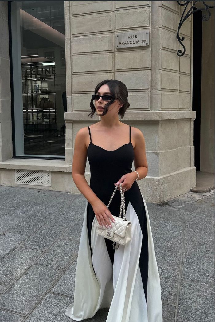 Eliana | Robe Maxi à Panneaux Élégants