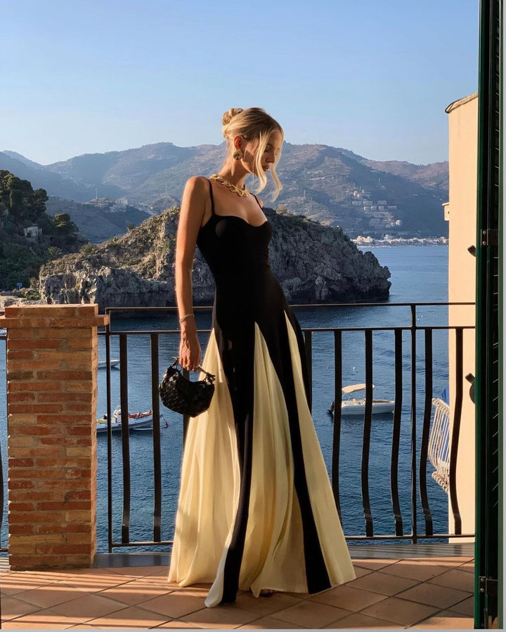 Eliana | Robe Maxi à Panneaux Élégants