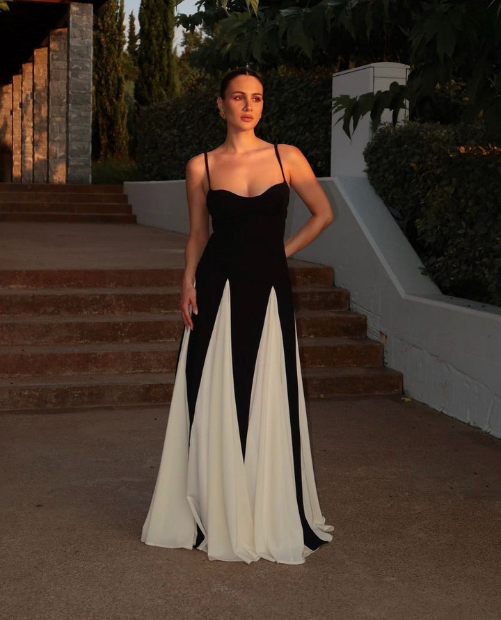 Eliana | Robe Maxi à Panneaux Élégants