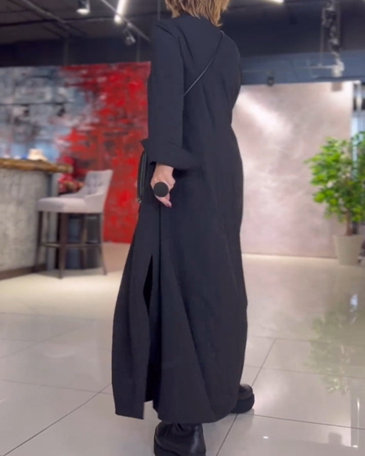 Evie - Maxi Robe Ample au Style Rétro
