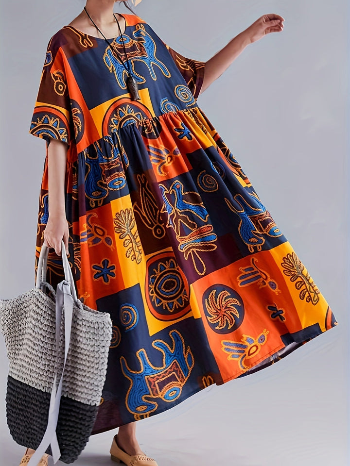 Rosie | Grande Taille Pop Art Robe