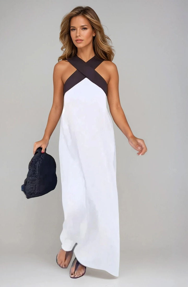 Nicole - Élégante Robe d'Été à Décolleté Croisé