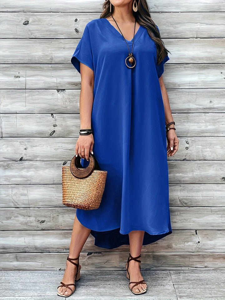 Hailey | Grande Taille V-neck Robe