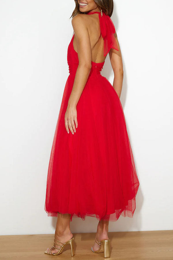 Jael - Élégante Robe de Soirée A-Ligne en Tulle