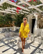 Adalyn - Mini Robe Chic à Encolure V Profonde