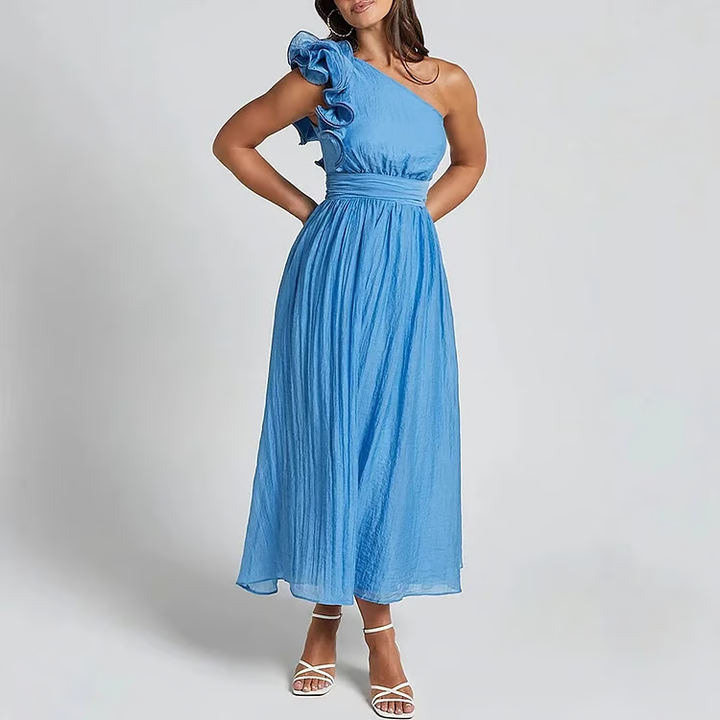 Bellamy - Robe d'été élégante au design asymétrique