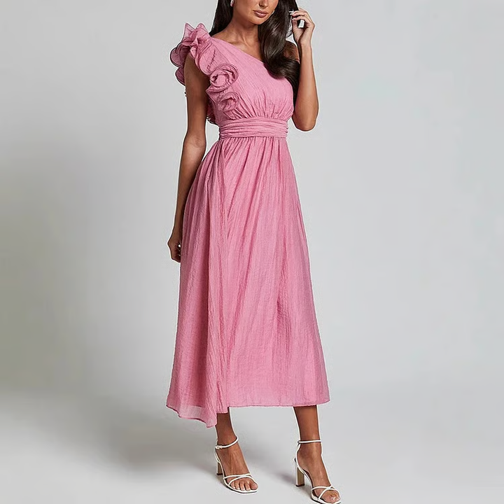 Bellamy - Robe d'été élégante au design asymétrique
