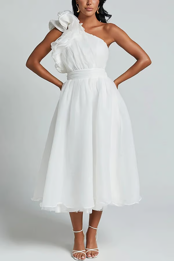 Bellamy - Robe d'été élégante au design asymétrique