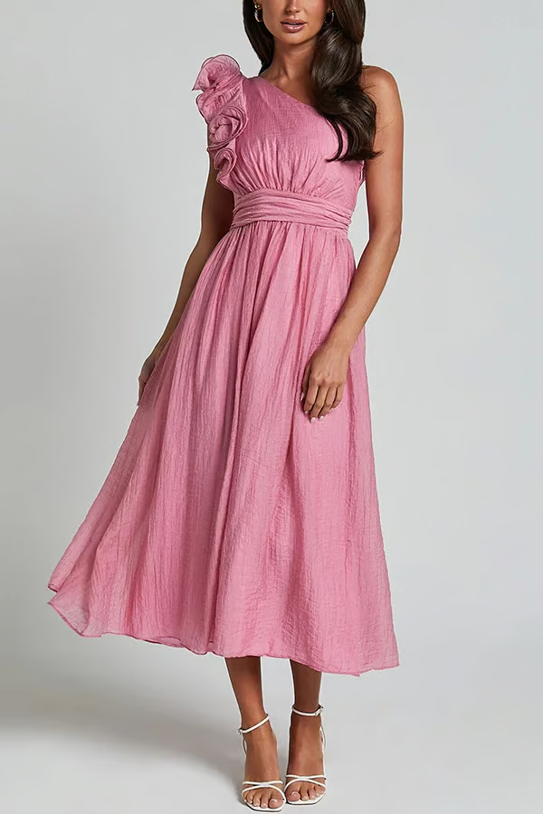 Bellamy - Robe d'été élégante au design asymétrique