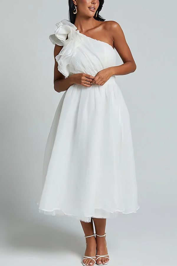 Bellamy - Robe d'été élégante au design asymétrique