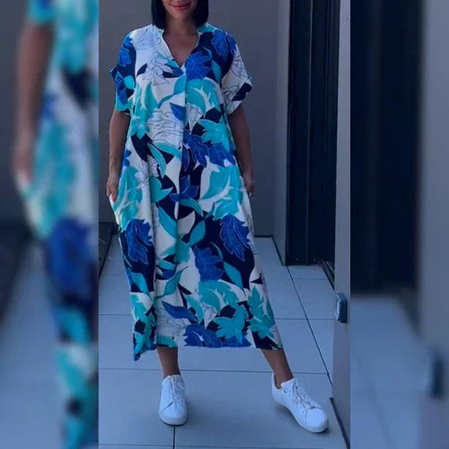 Gabriella – Flattering Floral Dress