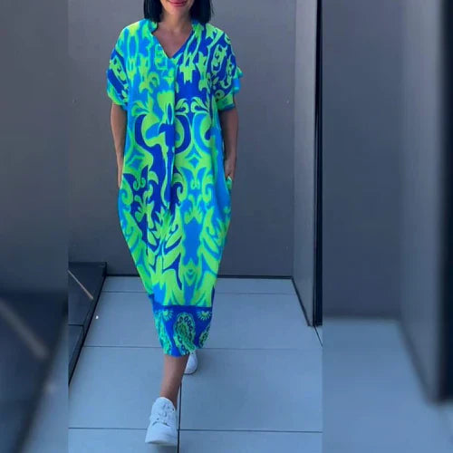 Gabriella – Flattering Floral Dress