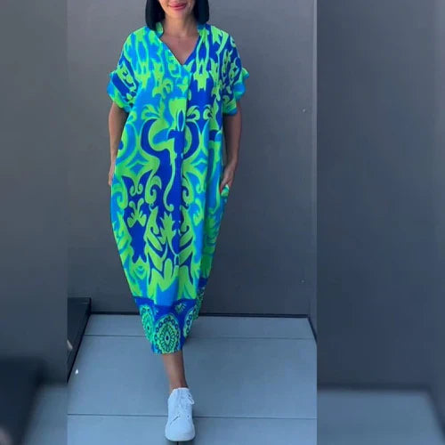 Gabriella – Flattering Floral Dress