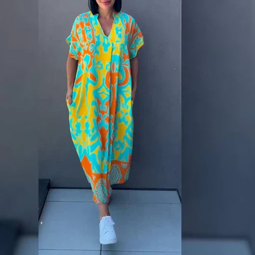 Gabriella – Flattering Floral Dress
