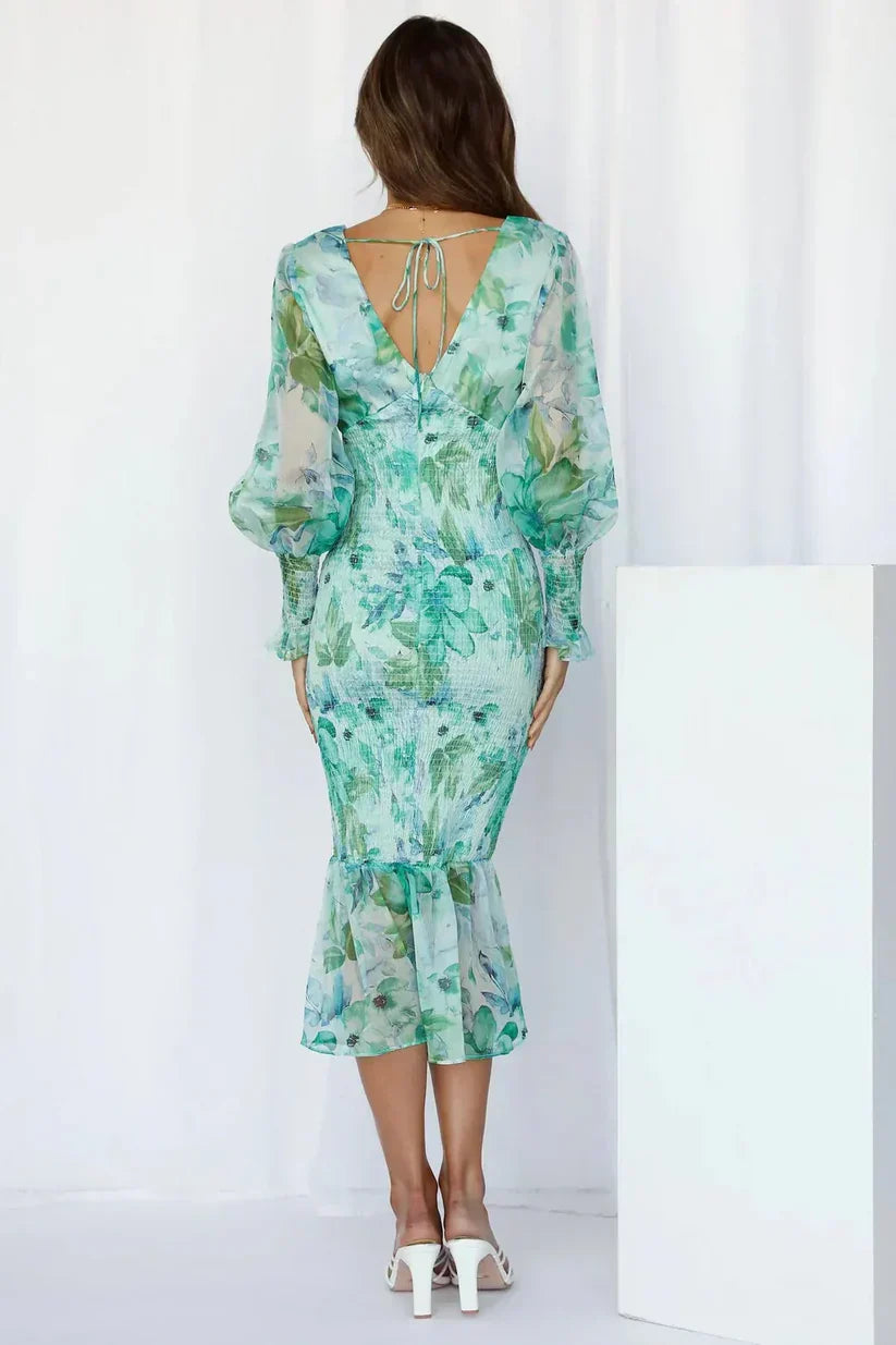 Amara | Robe Éblouissante à Fleurs