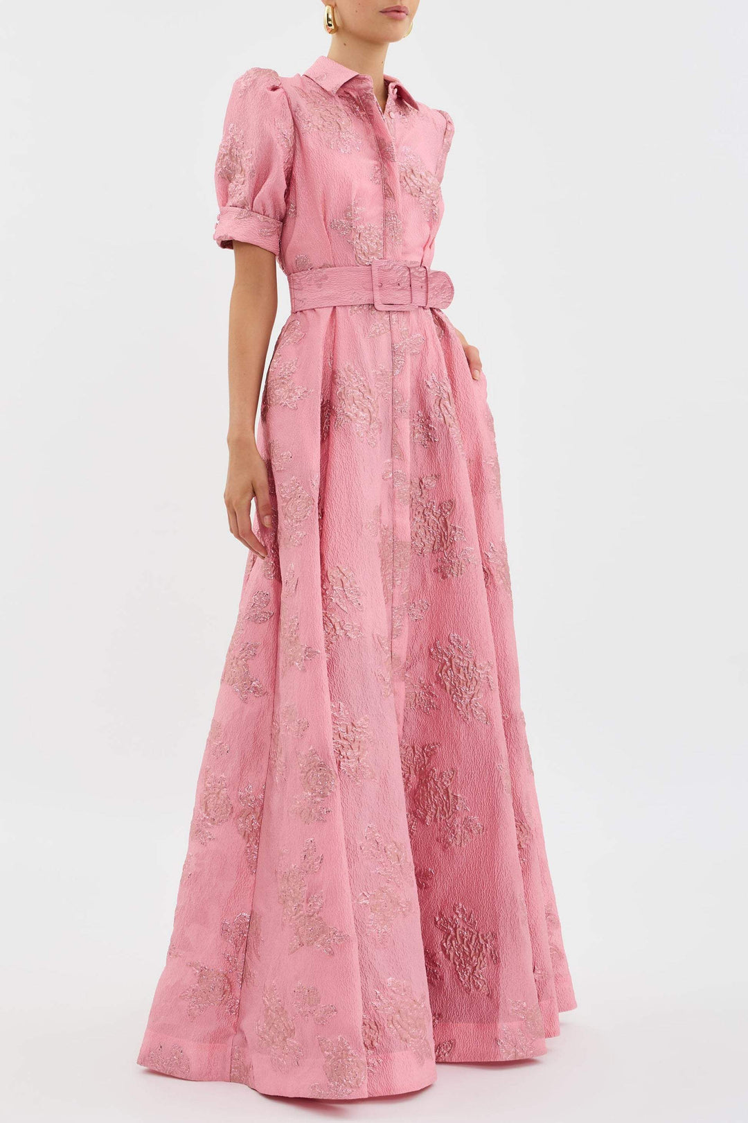 Celina | Robe Courte à Manches Bouffantes