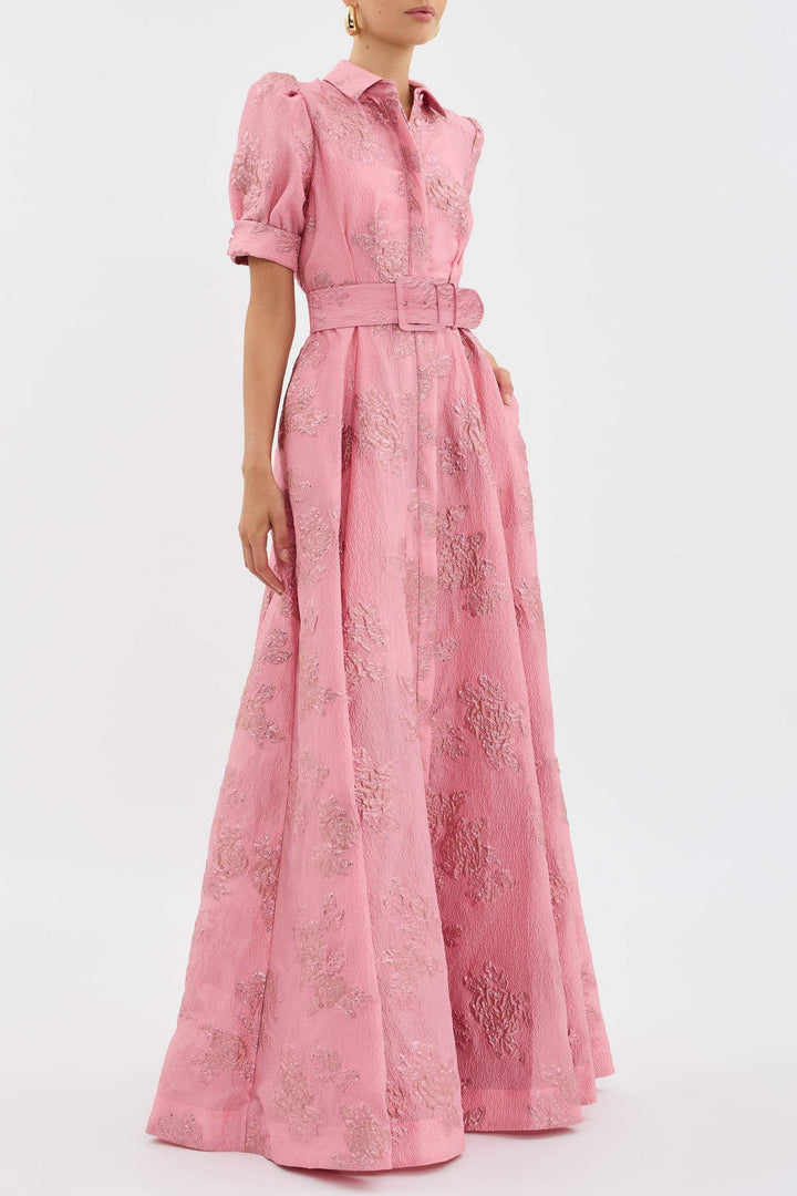 Celina | Robe Courte à Manches Bouffantes