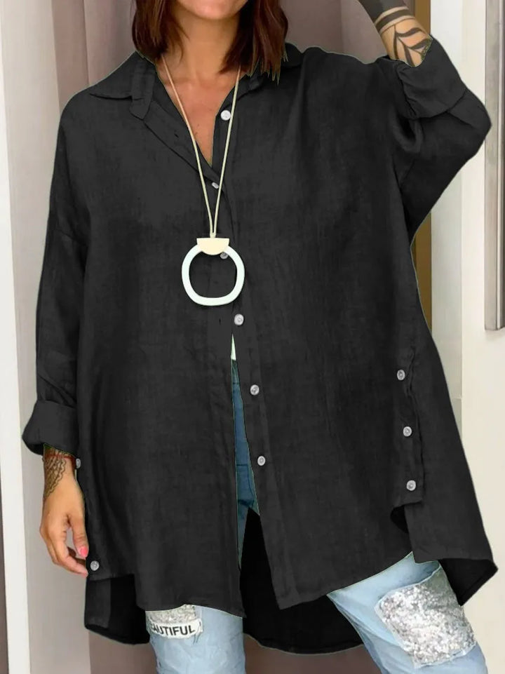 Sophia™ - Oversized Button-Up Chemise