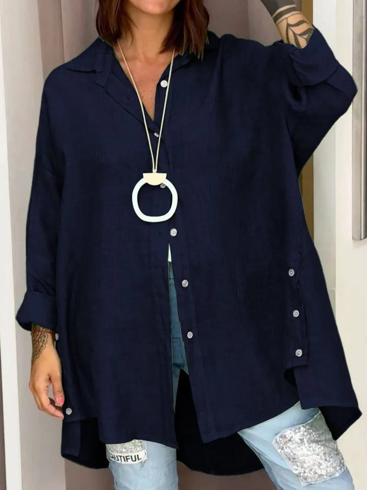 Sophia™ - Oversized Button-Up Chemise