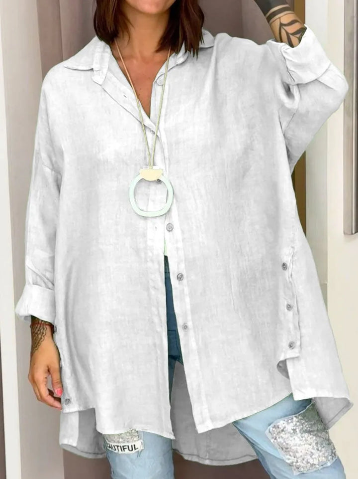 Sophia™ - Oversized Button-Up Chemise