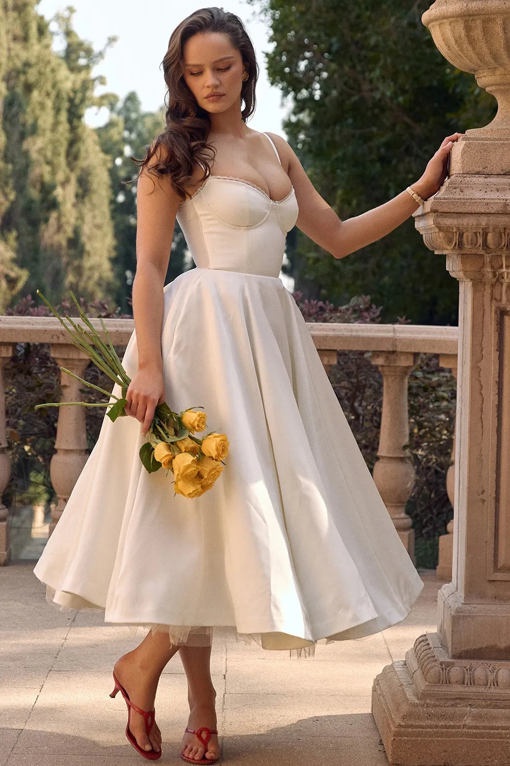 Minerva - Robe de Luxe à Bretelles Spaghetti pour Princesse
