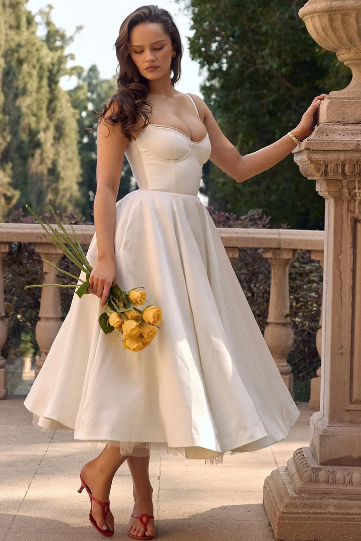 Minerva - Robe de Luxe à Bretelles Spaghetti pour Princesse