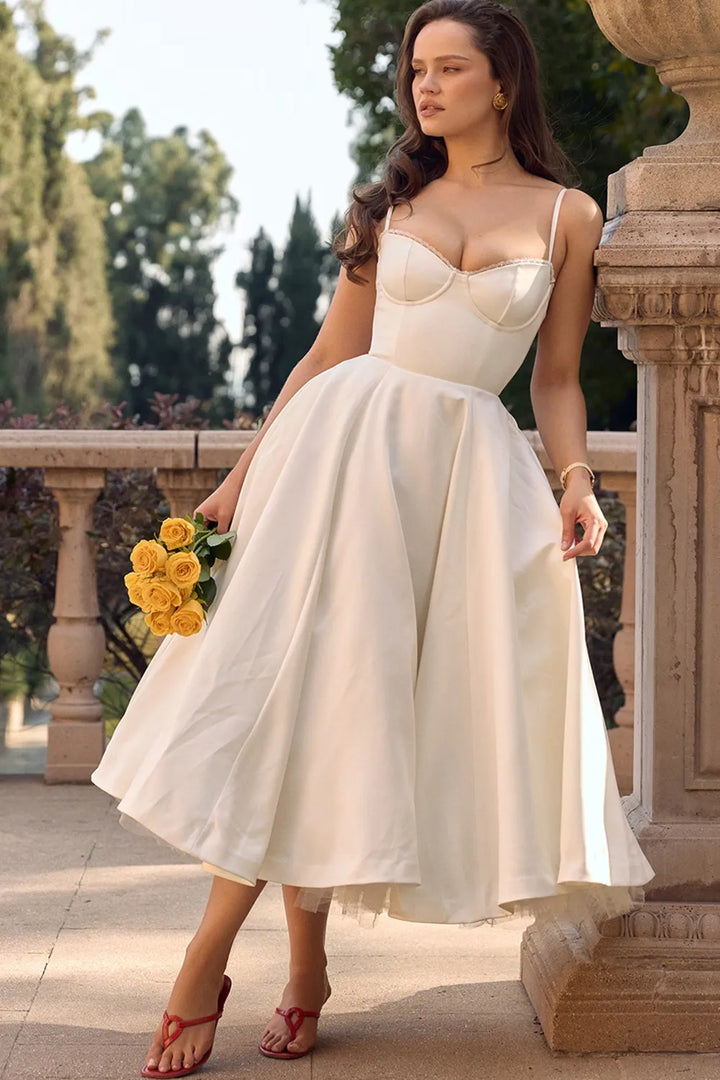 Minerva - Robe de Luxe à Bretelles Spaghetti pour Princesse