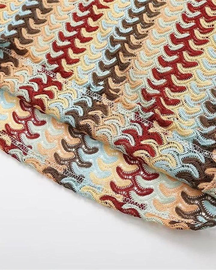 Charlotte - Robe de Plage en Crochet Boho Tunique