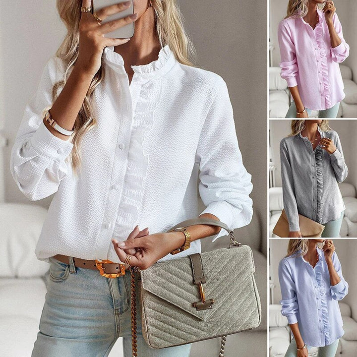 Belle™ - Élégante Polo Blouse
