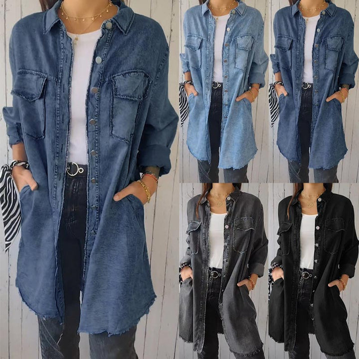 Deandra™ - Chemise en Jean Oversize
