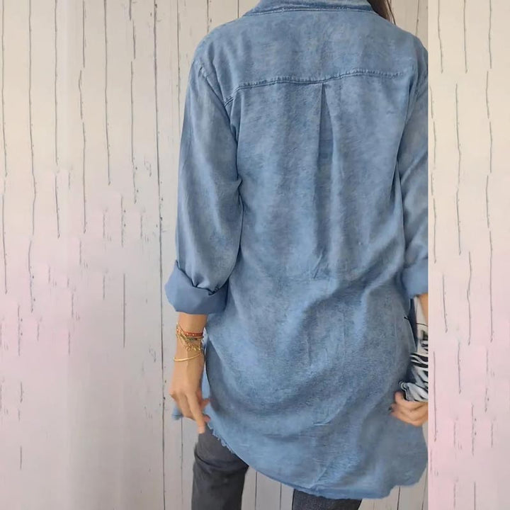 Deandra™ - Chemise en Jean Oversize
