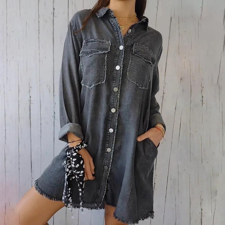 Deandra™ - Chemise en Jean Oversize