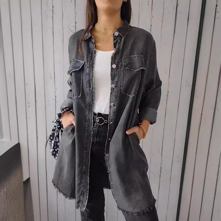 Deandra™ - Chemise en Jean Oversize