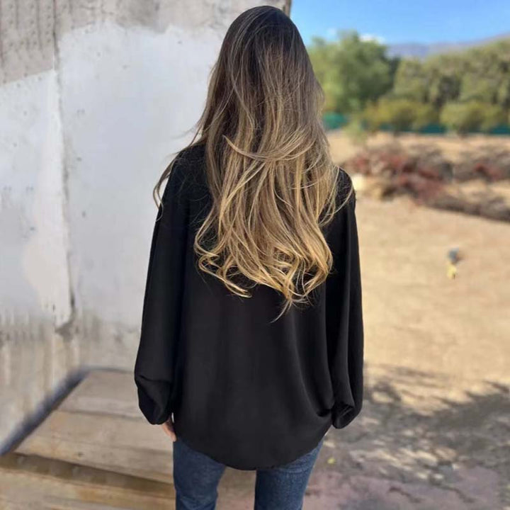 Elysa™ - Élégante Blouse à Boutons