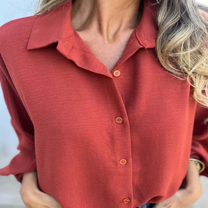 Elysa™ - Élégante Blouse à Boutons
