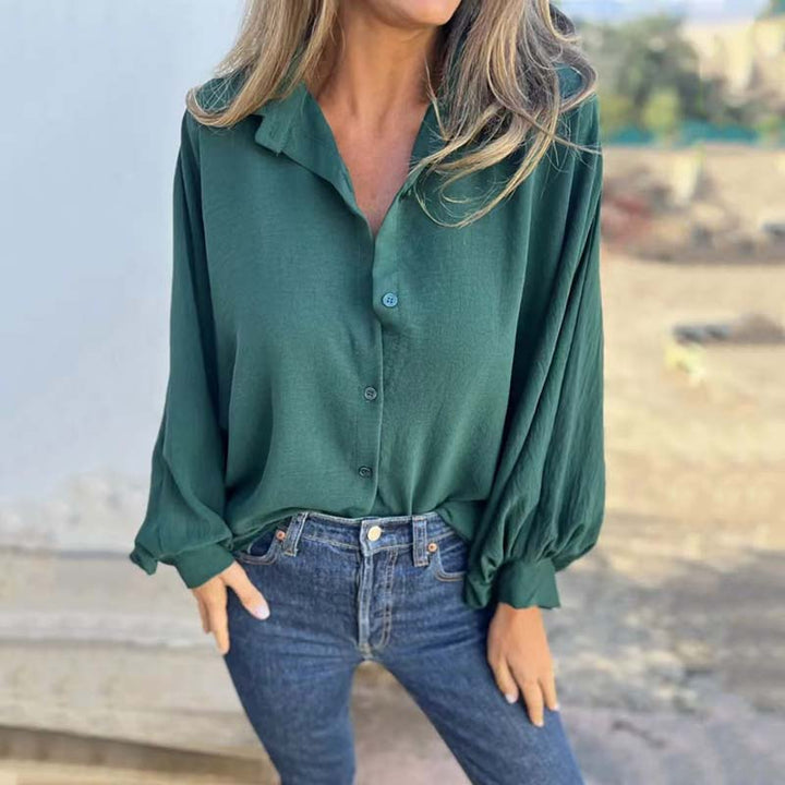 Elysa™ - Élégante Blouse à Boutons