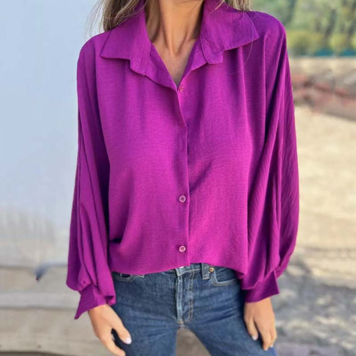 Elysa™ - Élégante Blouse à Boutons
