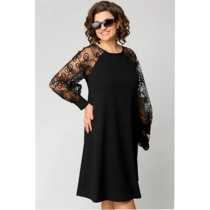 Elara | Élégante Robe en Dentelle Grande Taille
