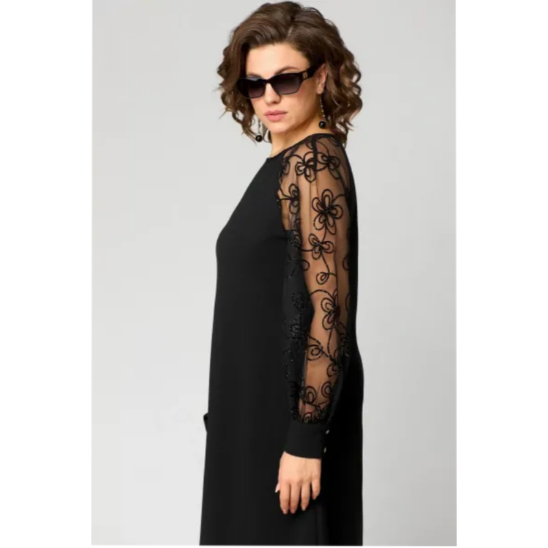 Elara | Élégante Robe en Dentelle Grande Taille