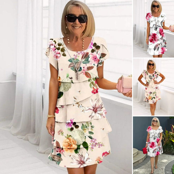 Lyra - Élégante Robe Florale Gracieuse
