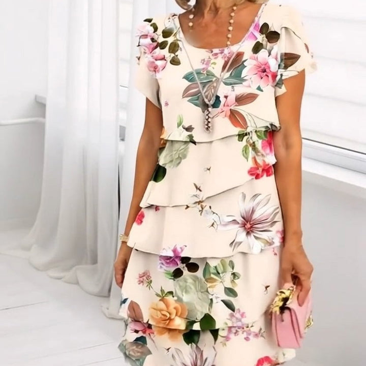 Lyra - Élégante Robe Florale Gracieuse