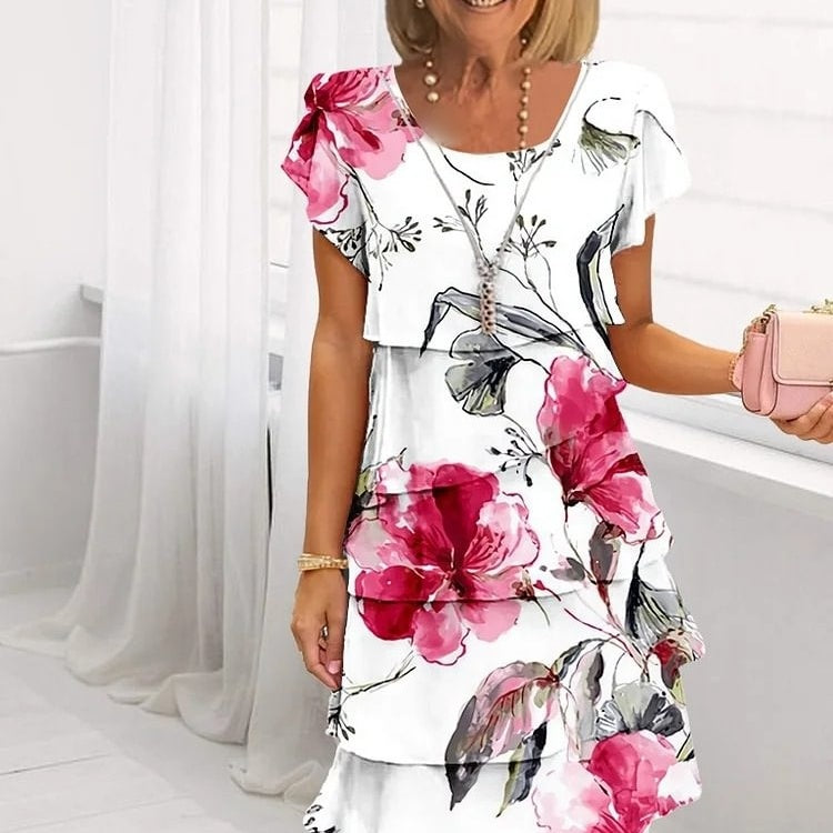 Lyra - Élégante Robe Florale Gracieuse