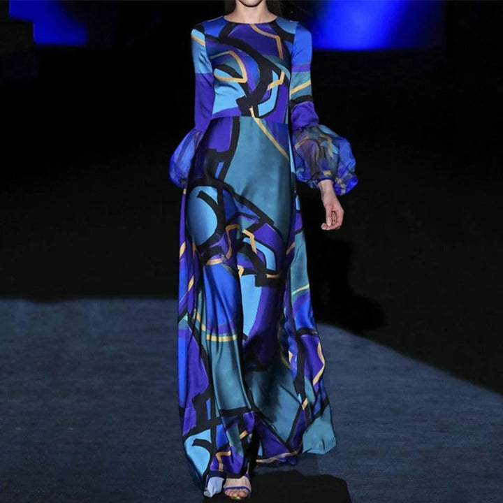 Indie - Robe de Soirée A-Line avec Volants